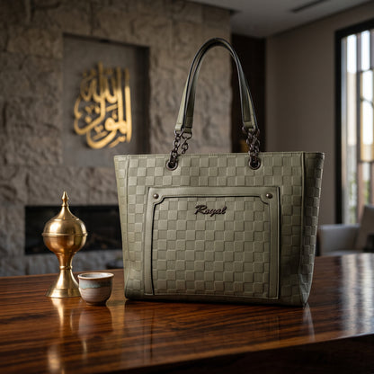 Ridged Texture Shoulder Bag