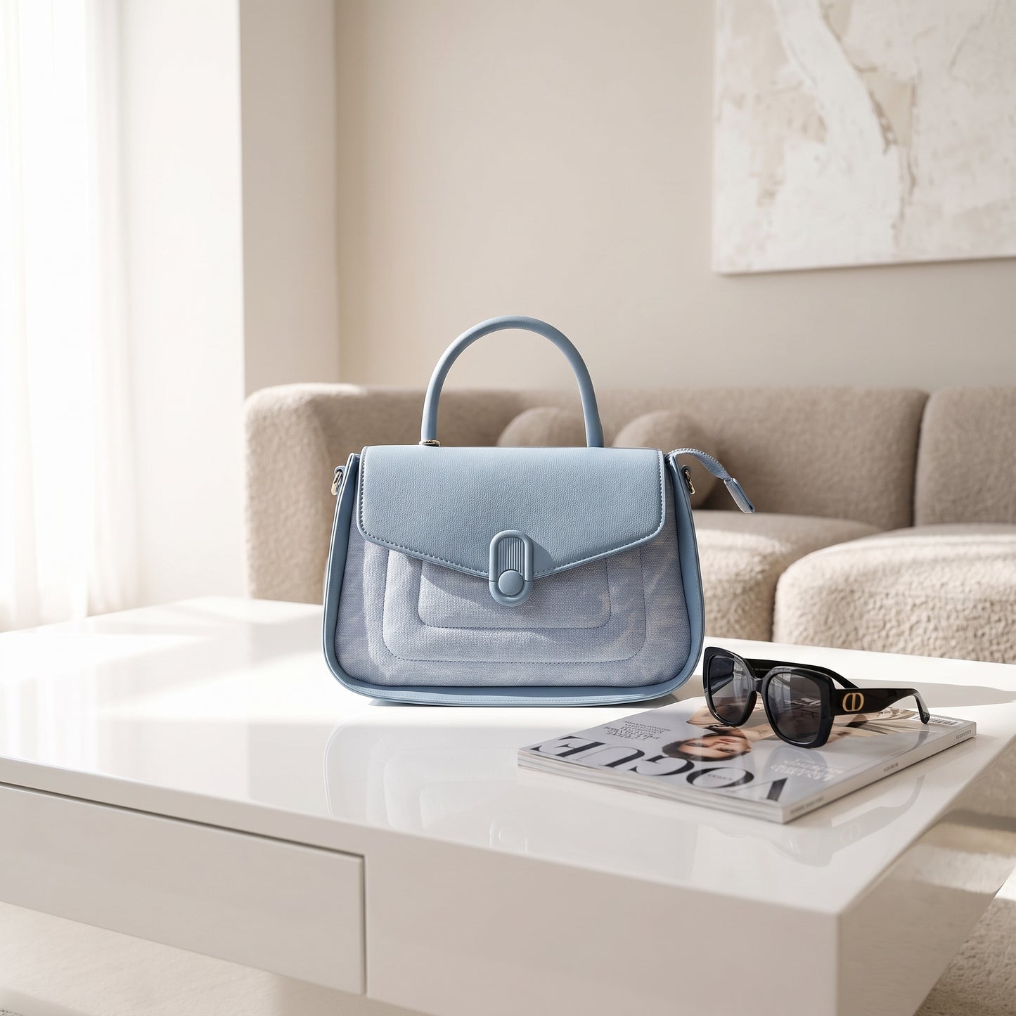 Leather Satchel Bag