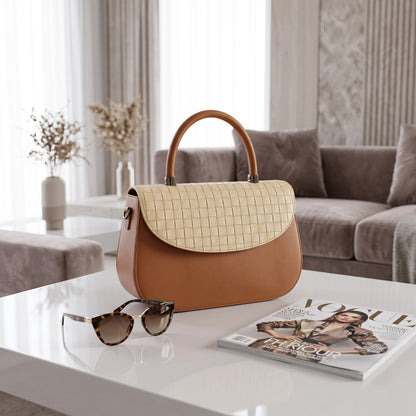 Fashion Dual-Tone Satchel