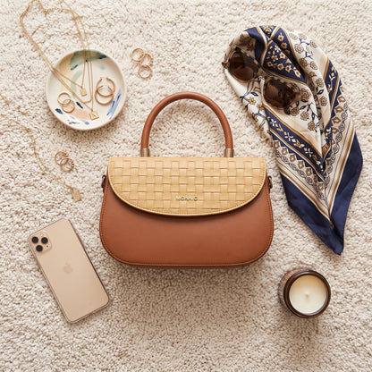 Fashion Dual-Tone Satchel