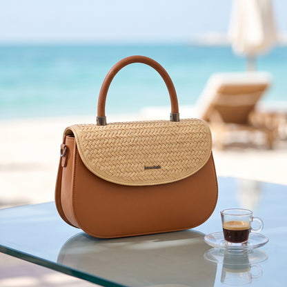 Fashion Dual-Tone Satchel