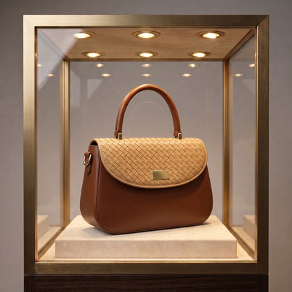 Fashion Dual-Tone Satchel