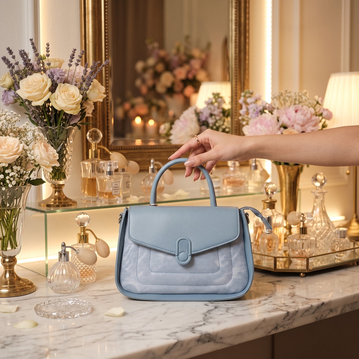 Leather Satchel Bag